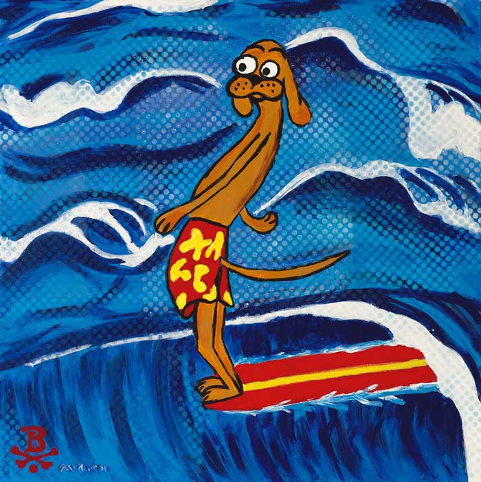 Study of Surf Dog #1